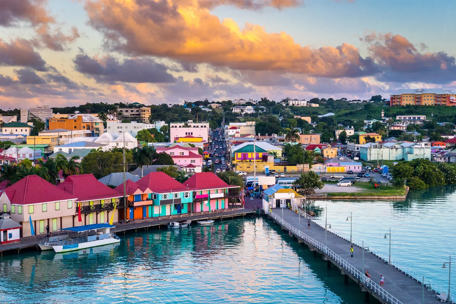 colorful shores of antigua and barbuda