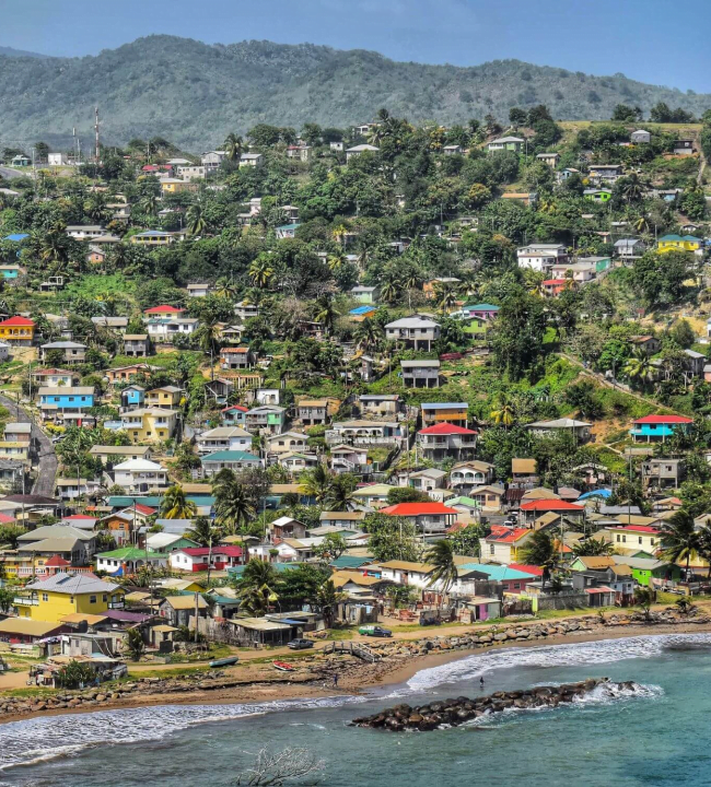 Saint Lucia coastline