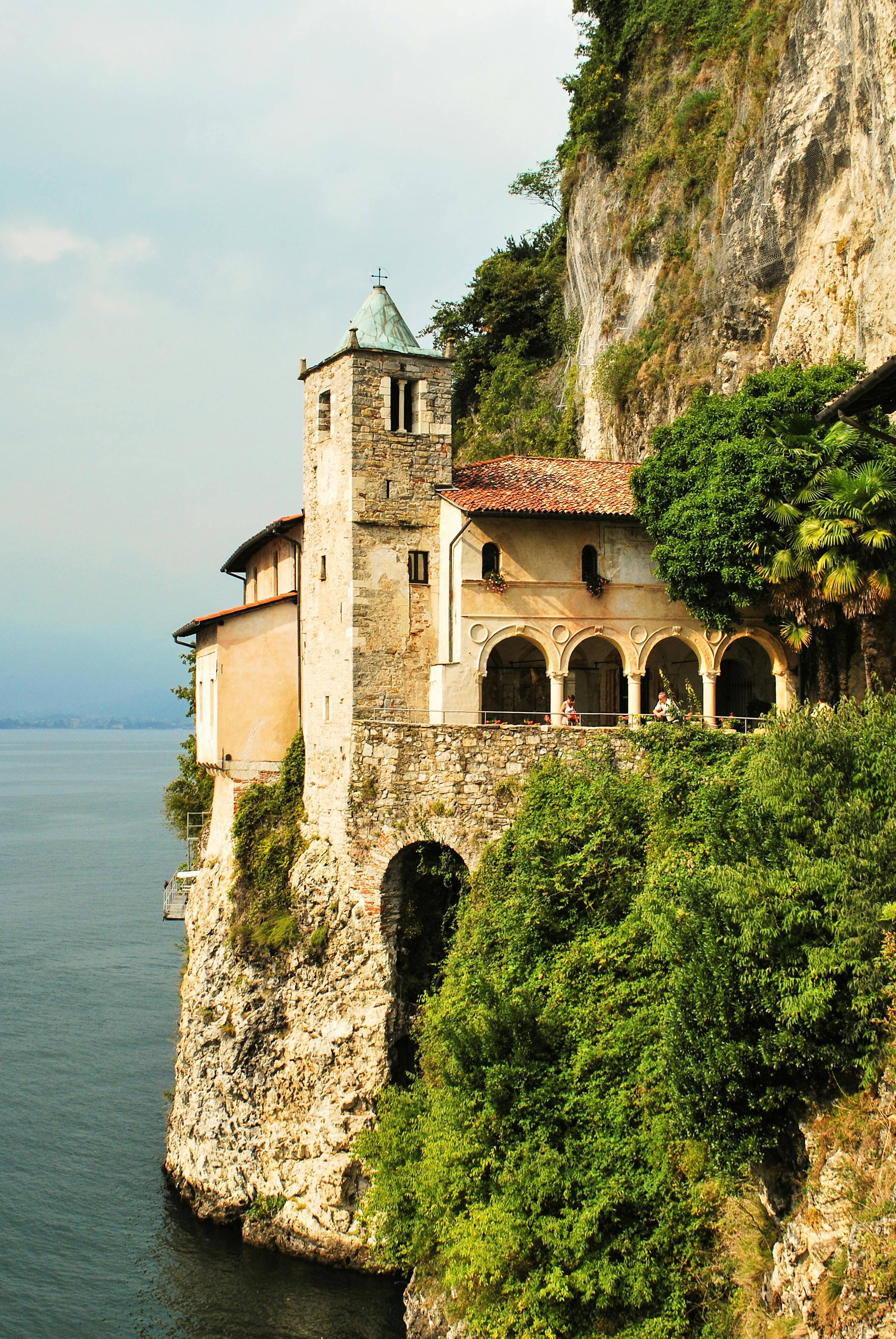 Santa Caterina del Sasso monastery on Lake Maggiore